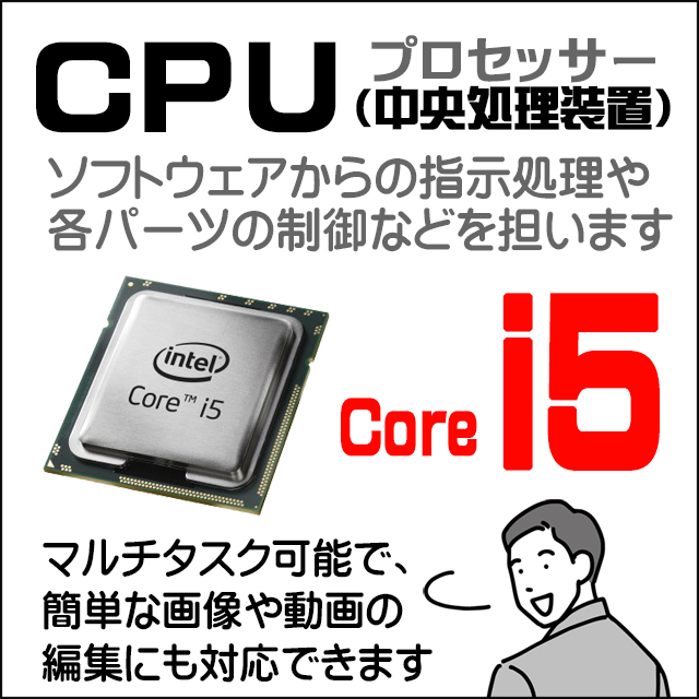 中古ノートパソコン 有名メーカー Core i5 第8世代以上 特選ノート ...